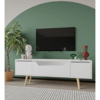 Comodă TV Trendy Roma 150 White 150x53x29,7cm (GTR008125) imaginea #6 — magazin online Desire.md