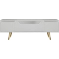 Comodă TV Trendy Roma 150 White 150x53x29,7cm (GTR008125) imaginea #3 — magazin online Desire.md