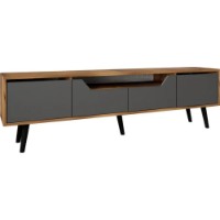 Comodă TV Trendy Roma 180 Walnut/Anthracite 180x53x30cm (GTR008127) imaginea #4 — magazin online Desire.md
