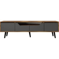 Comodă TV Trendy Roma 180 Walnut/Anthracite 180x53x30cm (GTR008127) imaginea #2 — magazin online Desire.md