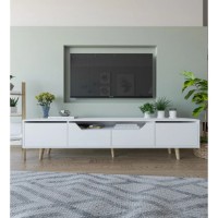 Comodă TV Trendy Roma 180 White 180x53x30cm (GTR008124) imaginea #1 — magazin online Desire.md