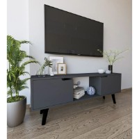 Comodă TV Trendy Siena Anthracite 139,7x53x29.7cm (GTR008134) imaginea #3 — magazin online Desire.md