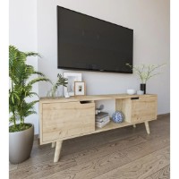 Comodă TV Trendy Siena Sapphire Oak 139,7x53x29,7cm (GTR008137) imaginea #4 — magazin online Desire.md