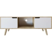 Comodă TV Trendy Siena Sapphire Oak/White 139,7x53x29,7cm (GTR008139) imaginea #2 — magazin online Desire.md