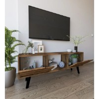 Comodă TV Trendy Siena Walnut 139,7x53x29,7cm (GTR008136) imaginea #4 — magazin online Desire.md