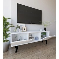 Comodă TV Trendy Siena White 139,7x53x29,7cm (GTR008135) imaginea #3 — magazin online Desire.md
