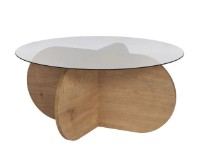 Măsuţă cafea Trendy Aeris Sapphire Oak/Fume 75x35x75cm (GTR008172) imaginea #4 — magazin online Desire.md
