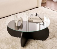 Măsuţă cafea Trendy Aeris Wood Black/Transparent 75x35x75cm (GTR008173) imaginea #1 — magazin online Desire.md