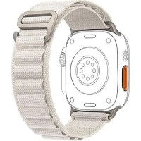 Ремешок XO BT05B Alpine Woven Nylon Band Watch 42/44/45/49mm Ivory