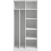 Garderoba Mashtab DOMO Modul 4 12223 700x530x2200mm White imaginea #3 — magazin online Desire.md