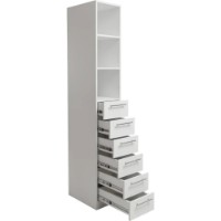 Garderoba Mashtab DOMO Modul 5 12224 350x530x2200mm White imaginea #2 — magazin online Desire.md