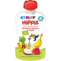 Piure pentru copii HiPP Strawberry/Banana/Apple 100g (8521)
