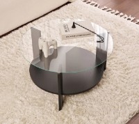 Măsuţă cafea Trendy Clara Wood Black/Transparent 75x40x75cm (GTR008179) imaginea #3 — magazin online Desire.md