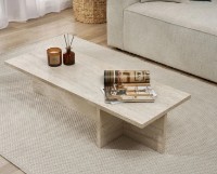 Măsuţă cafea Trendy Harbor Travertine 120x30x45cm (GTR008195) imaginea #1 — magazin online Desire.md