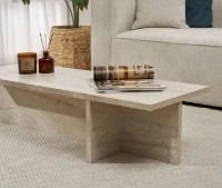 Măsuţă cafea Trendy Harbor Travertine 120x30x45cm (GTR008195) imaginea #2 — magazin online Desire.md