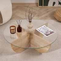 Măsuţă cafea Trendy Liya Sapphire Oak 90x30x90cm (GTR008190) imaginea #2 — magazin online Desire.md