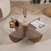 Măsuţă cafea Trendy Liya Venezia Walnut 90x30x90cm (GTR008191) imaginea #4 — magazin online Desire.md