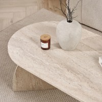 Măsuţă cafea Trendy Melina Travertine 120x40x60cm (GTR008158) imaginea #8 — magazin online Desire.md