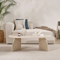 Măsuţă cafea Trendy Melina Travertine 120x40x60cm (GTR008158) imaginea #3 — magazin online Desire.md