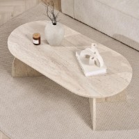 Măsuţă cafea Trendy Melina Travertine 120x40x60cm (GTR008158) imaginea #4 — magazin online Desire.md