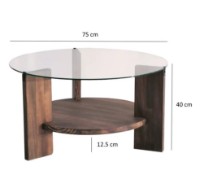 Măsuţă cafea Trendy Mondo 75x40x75cm imaginea #5 — magazin online Desire.md