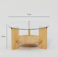 Măsuţă cafea Trendy Mondo Stejar 75x40x75cm imaginea #5 — magazin online Desire.md