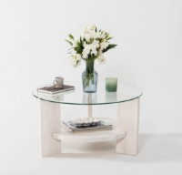 Măsuţă cafea Trendy Mondo White 75x40x75cm