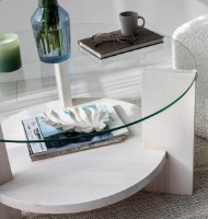 Măsuţă cafea Trendy Mondo White 75x40x75cm imaginea #2 — magazin online Desire.md