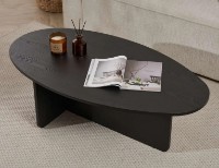 Măsuţă cafea Trendy Orba Wood Black 120x40x65cm (GTR008211) imaginea #2 — magazin online Desire.md