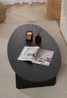 Măsuţă cafea Trendy Orba Wood Black 120x40x65cm (GTR008211) imaginea #3 — magazin online Desire.md