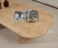 Măsuţă cafea Trendy Ovalis Oak 130x40x65cm (GTR008214) imaginea #3 — magazin online Desire.md