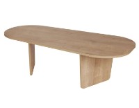 Măsuţă cafea Trendy Ovalis Oak 130x40x65cm (GTR008214) imaginea #4 — magazin online Desire.md