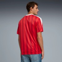 Tricou bărbătesc Puma Ess Relaxed Striped For All Time Red, s.S imaginea #3 — magazin online Desire.md