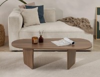 Măsuţă cafea Trendy Ovalis Venezia Walnut 130x40x65cm (GTR008213) imaginea #7 — magazin online Desire.md