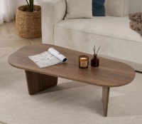 Măsuţă cafea Trendy Ovalis Venezia Walnut 130x40x65cm (GTR008213) imaginea #2 — magazin online Desire.md