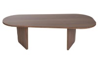 Măsuţă cafea Trendy Ovalis Venezia Walnut 130x40x65cm (GTR008213) imaginea #5 — magazin online Desire.md