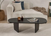 Măsuţă cafea Trendy Ovalis Wood Black 130x40x65cm (GTR008216) imaginea #7 — magazin online Desire.md