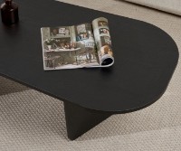 Măsuţă cafea Trendy Ovalis Wood Black 130x40x65cm (GTR008216) imaginea #3 — magazin online Desire.md