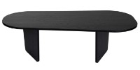Măsuţă cafea Trendy Ovalis Wood Black 130x40x65cm (GTR008216) imaginea #5 — magazin online Desire.md