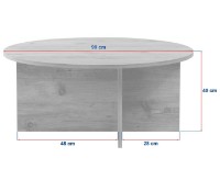 Măsuţă cafea Trendy Soleil Sapphire Oak 90x40x90cm (GTR008223) imaginea #6 — magazin online Desire.md