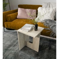 Măsuţă cafea Trendy Terni Travertine 35 47x35x35cm (GTR008150)| imaginea #2 — magazin online Desire.md