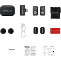 Микрофон Hollyland Lark A1 Duo USB-C Black фото №4 — интернет-магазин Desire.md
