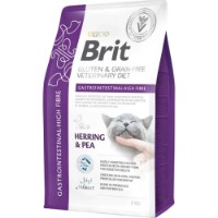 Hrană uscată pentru pisici Brit Grain Free Veterinary Diet Gastrointestinal High Fibre 2kg