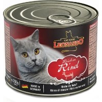 Hrană umedă pentru pisici Leonardo Beef 200g 6pcs (756156)
