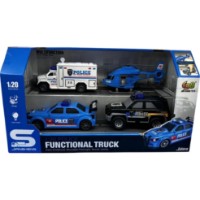 Set de mașini JSToys 4pcs (JS200D) imaginea #3 — magazin online Desire.md