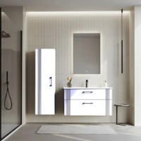 Шкаф для ванной Orka Bari 40 White (12821) фото №3 — интернет-магазин Desire.md