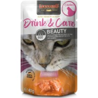 Hrană umedă pentru pisici Leonardo Drink & Care Beauty 40g 20pcs (756675)