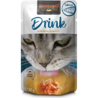 Hrană umedă pentru pisici Leonardo Drink & Care Salmon 40g 20pcs (756625)