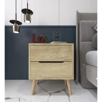 Noptieră Trendy Flora Sapphire Oak 50x60x45cm (GTR008143) imaginea #1 — magazin online Desire.md