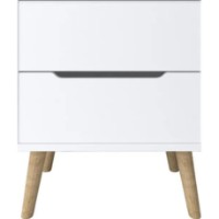 Noptieră Trendy Flora White 50x60x45cm (GTR008140) imaginea #3 — magazin online Desire.md